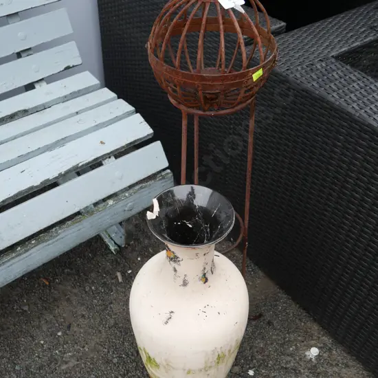 Vase and candle holder