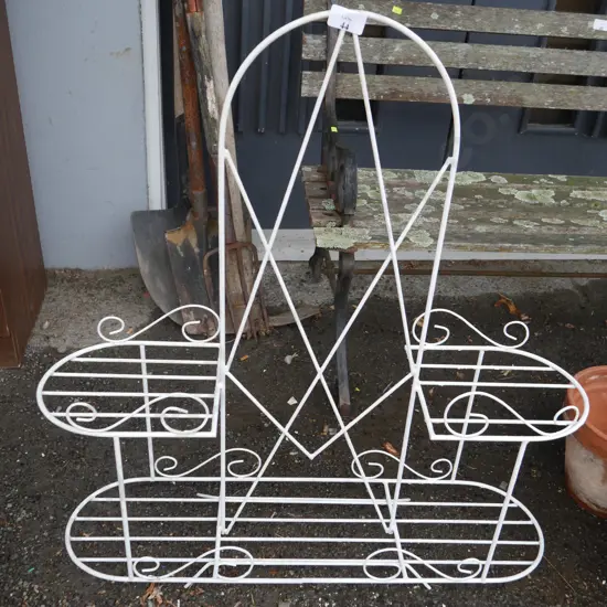 Wrought iron plant rack/stand