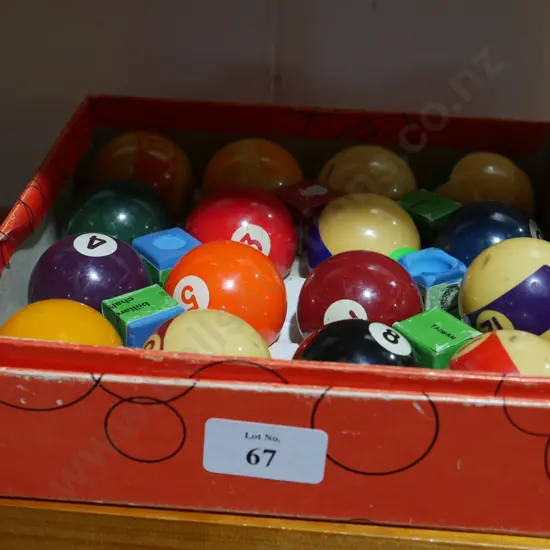 Billiard balls