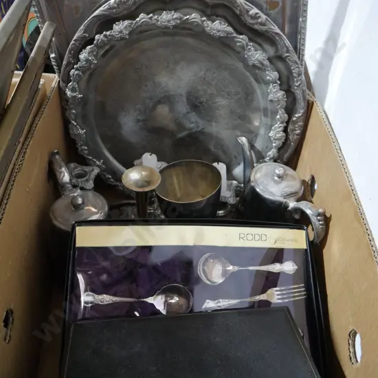 EP ware, boxed cutlery