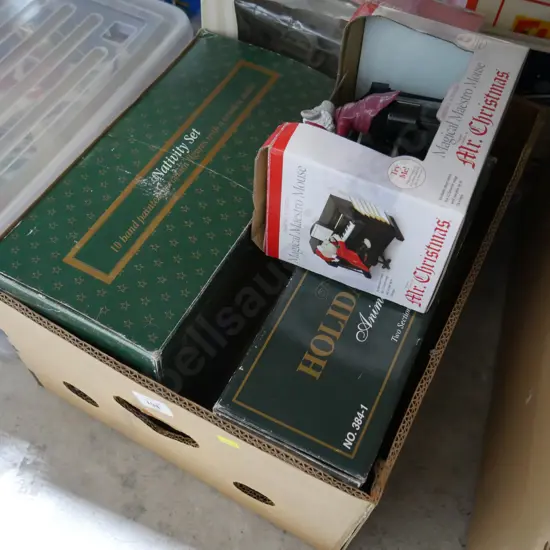 Boxed Xmas decorations