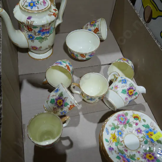 Crown Staffordshire teaset