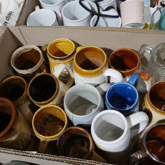 Advertising beer mugs