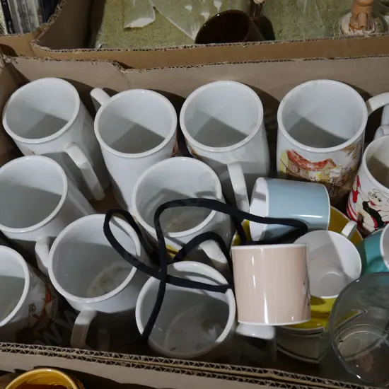 Advertising beer mugs etc