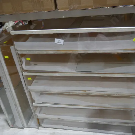 8 Perspex display cases