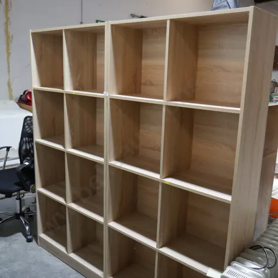x2, 8 cube cubby hole shelf units