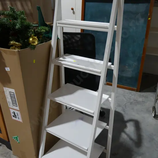 5 tier ladder shelf