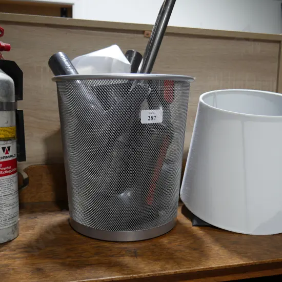 Trash can, lamp shade etc