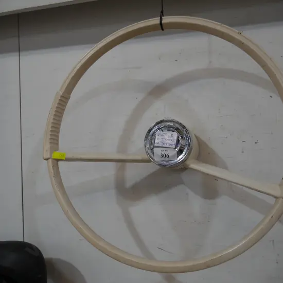 Vintage outboard or jet boat wheel