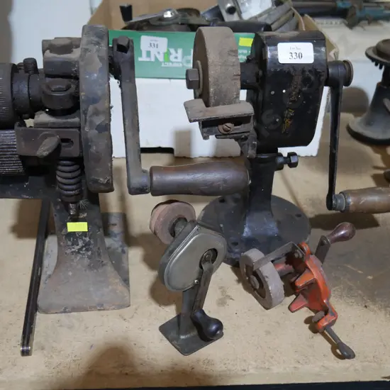 Crimping tool and grinders