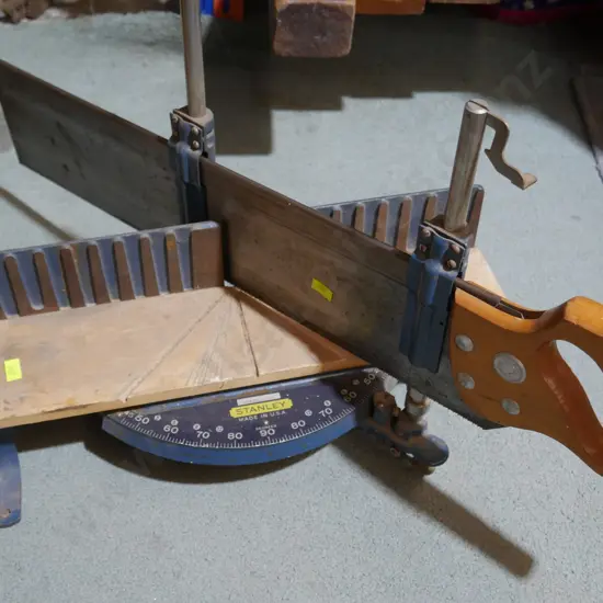 Stanley mitre box and saw