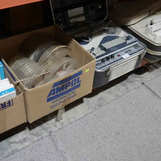 Tape players reels