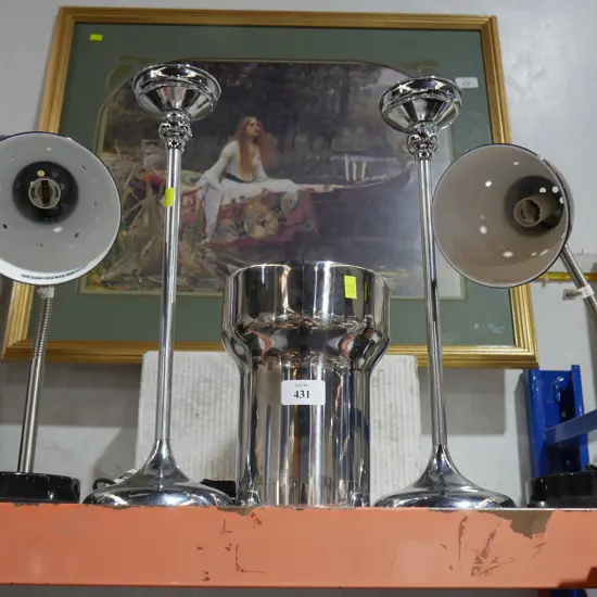 Candle stick holders lamps