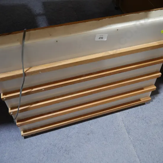 Light up display unit