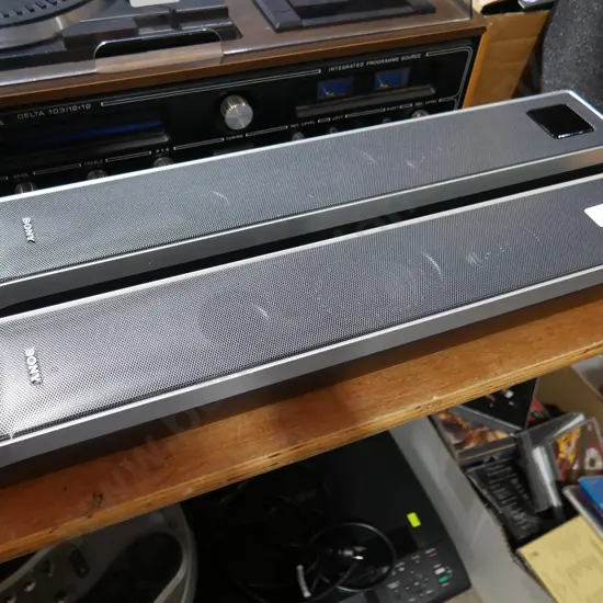 Sony speakers and stands