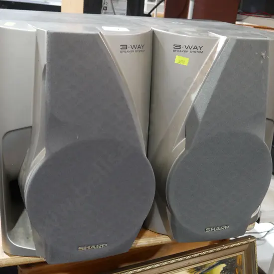 Pair of Sharp speakers