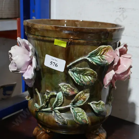 Colonial pottery vase