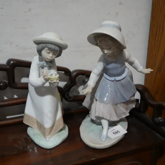 2 x Nao by Lladro figurines