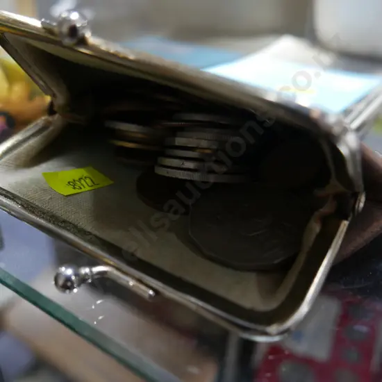 Coin purse and coins