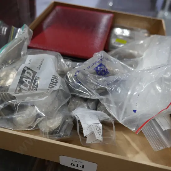 Coins, cigarette case