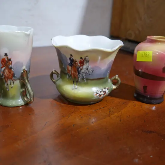 3 Royal Bayreuth vases