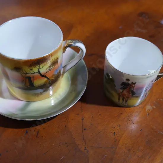2 Royal Bayreuth cups and saucer