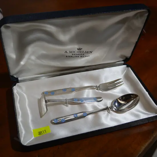 Sterling Silver childs 3 piece cutlery set
