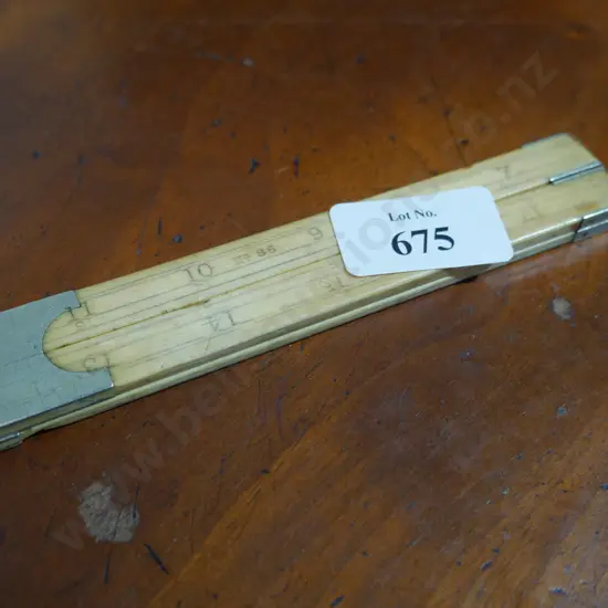 Ivory 2 foot rule (A/F)