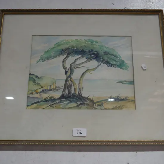 Tree landscape artwork