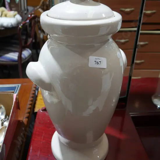 Ben Har potteries lidded urn