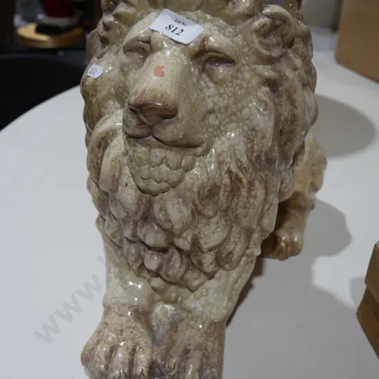 Pottery lion
