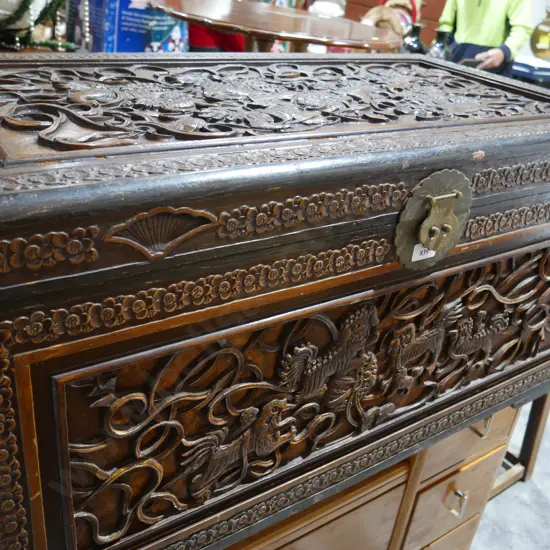Camphor wood chest