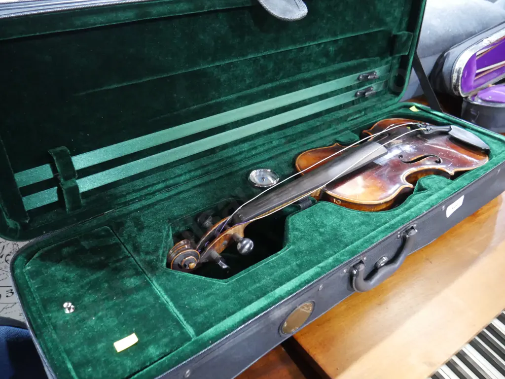 Cased violin Image 1++