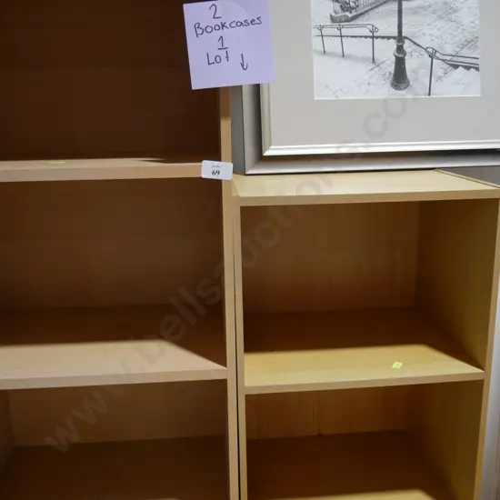 2 bookcases