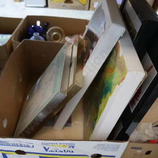 Box of artwork