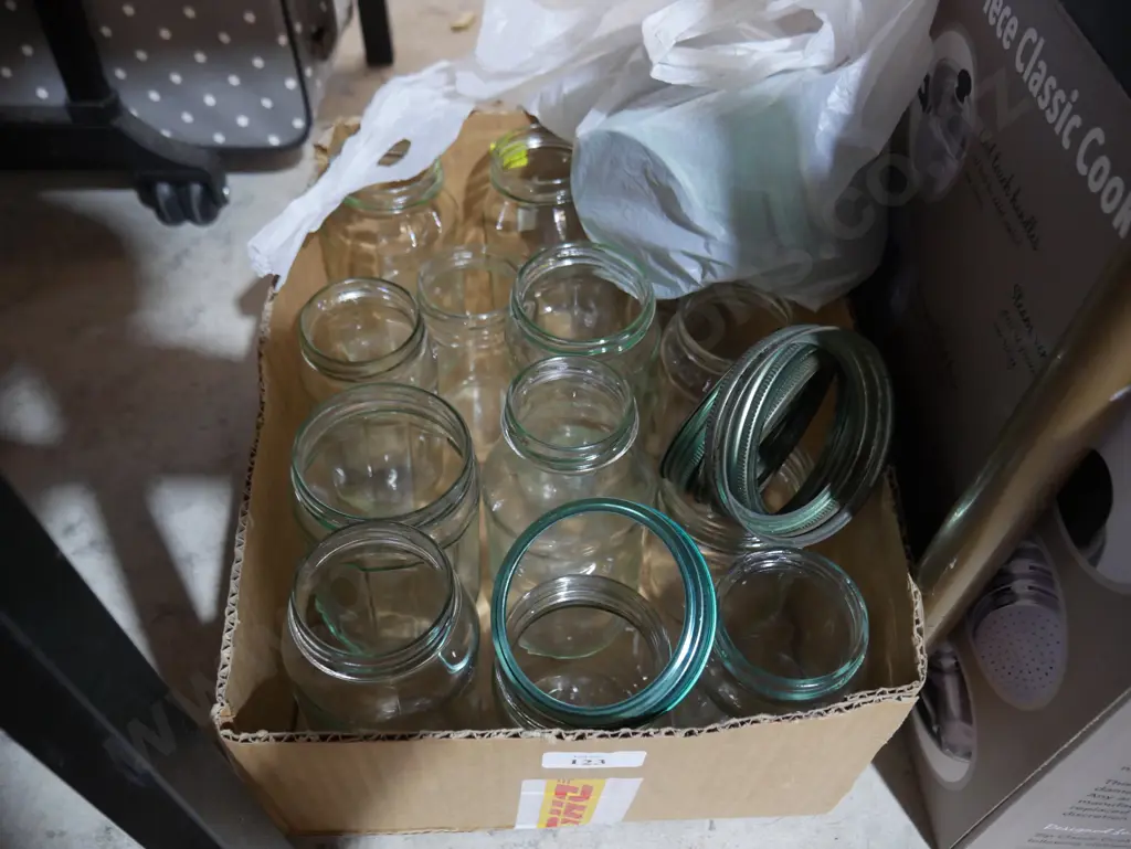 Box of jars Image 1++