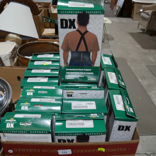 Box of back supports