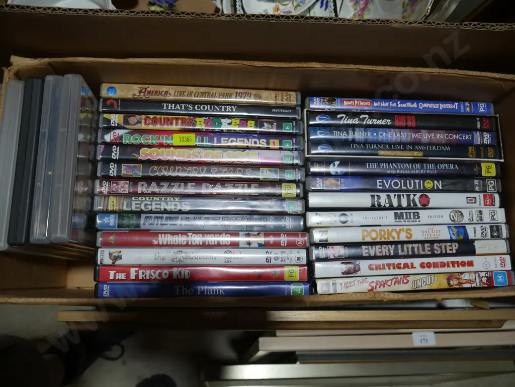 Box of DVDs Image 1++