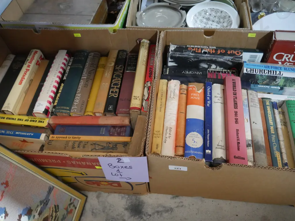 Two boxes of books Image 1++