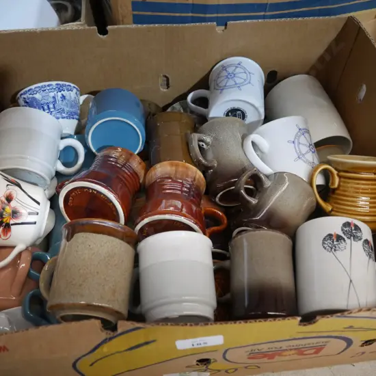 Box of mugs