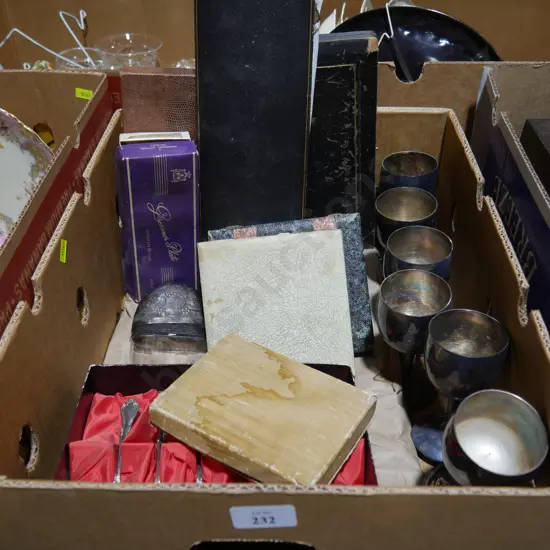 Box cutlery etc