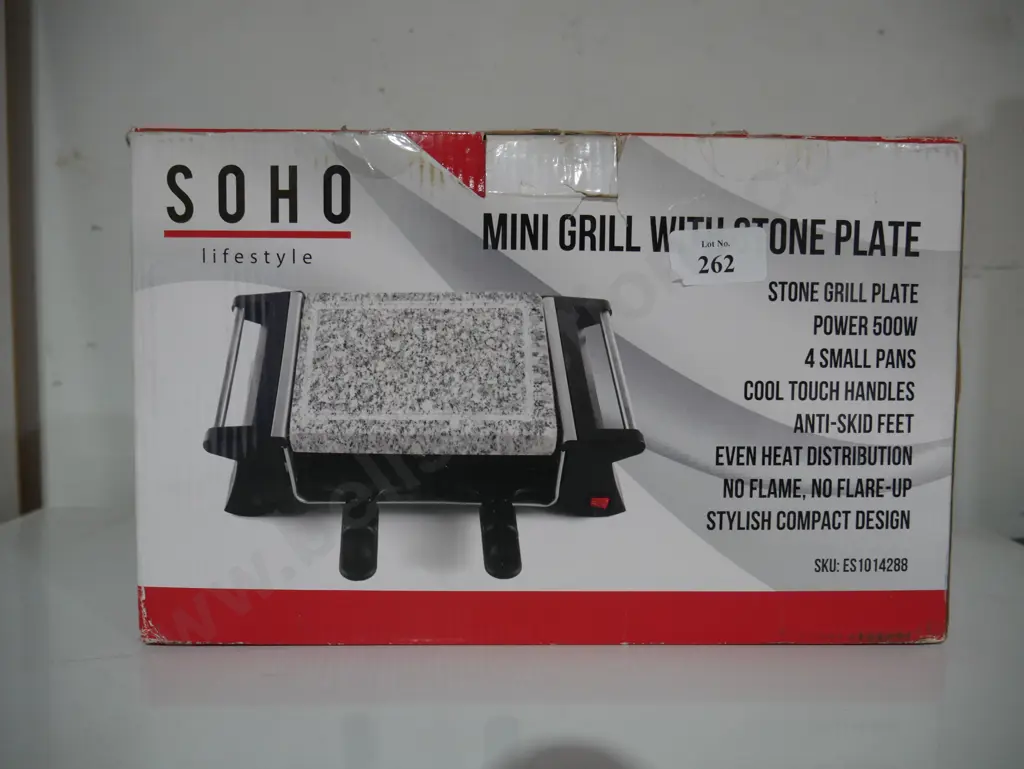 Mini grill with stone plate Image 1++