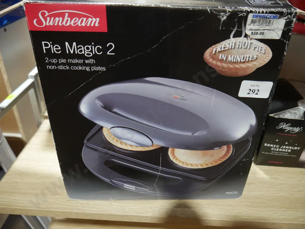 Pie machine and jewellery cleaner Image 1++