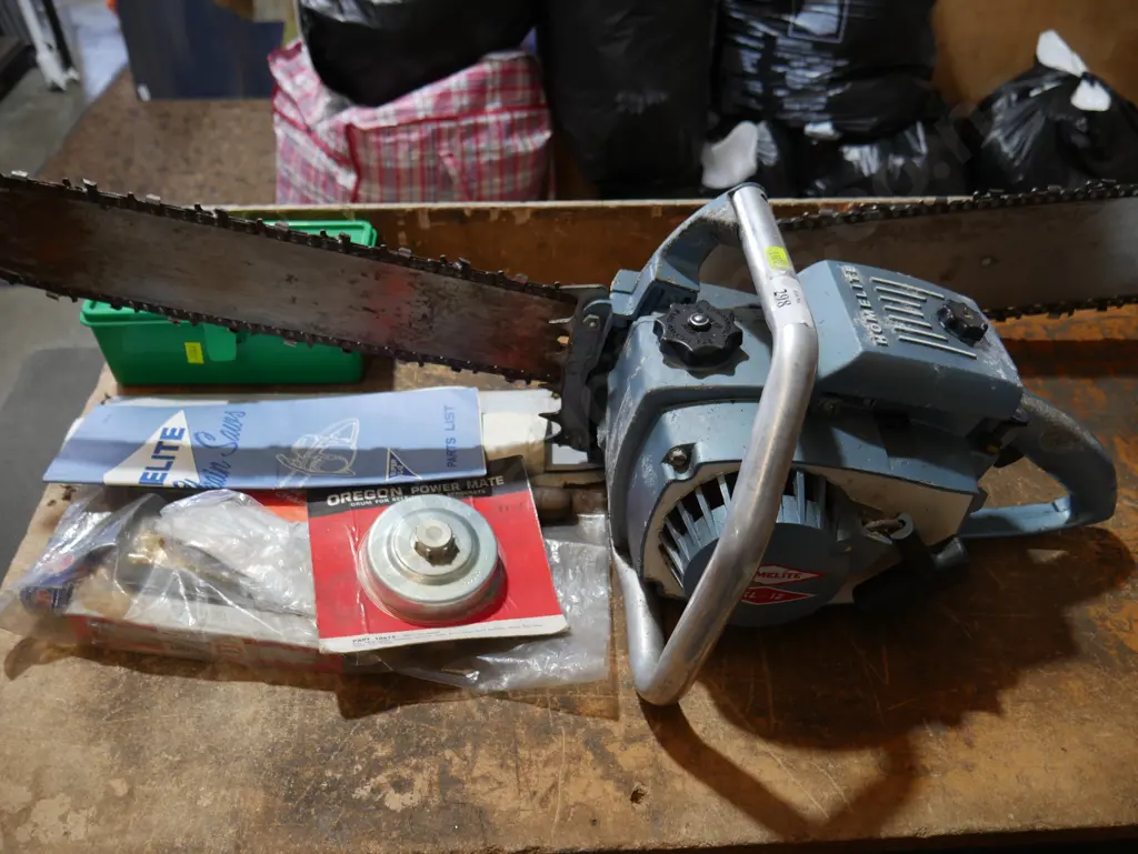 Homelite chainsaw and bits Image 1++