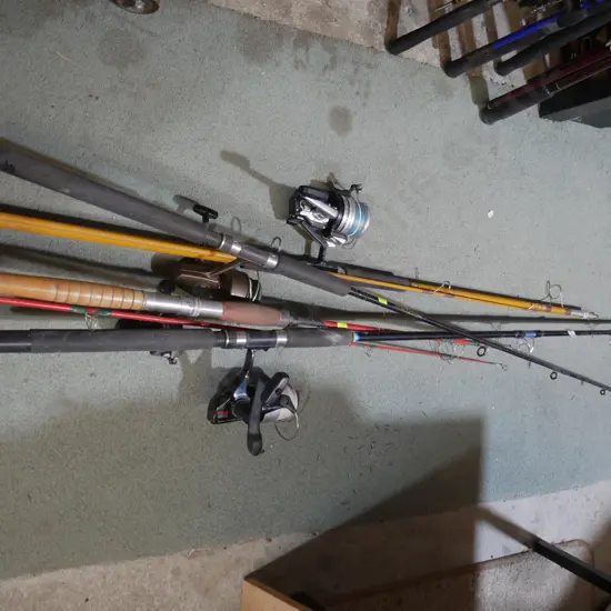 4 fishing rods