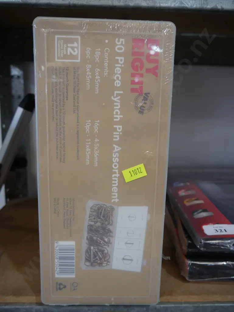 50 piece Lynch pin assortment Image 1++