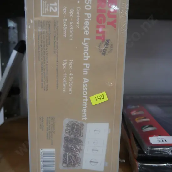 50 piece Lynch pin assortment