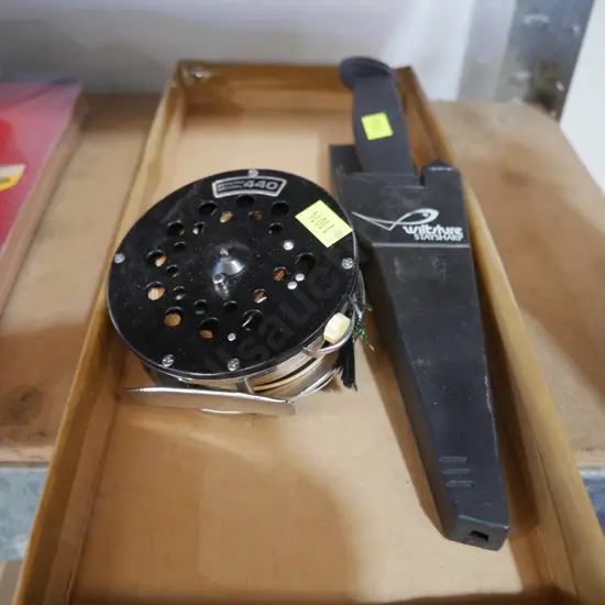 Wiltshire fishing knife, Olympic model 440 fishing reel