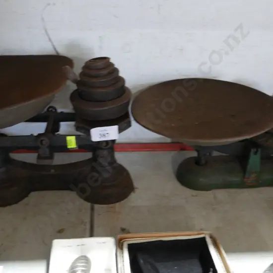 Two Old scales