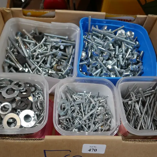 Assorted bolts, rivets etc